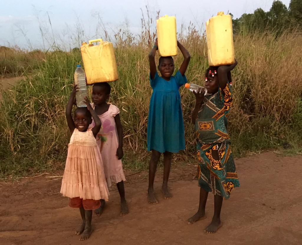 Young Ladies with Gerry Cans I Met on the Walk Home