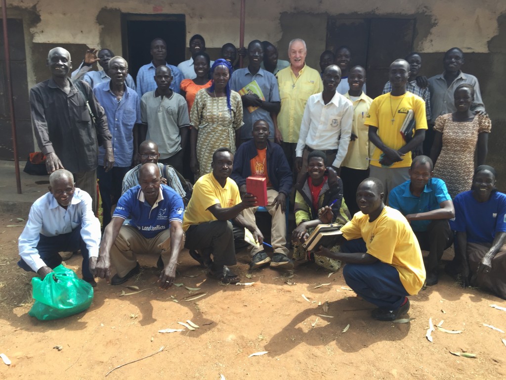 Geographically Padibe parish is very large. With one priest it requires many catechists from the 26 chapels in the six zones. This is was the day of their monthly meeting. 